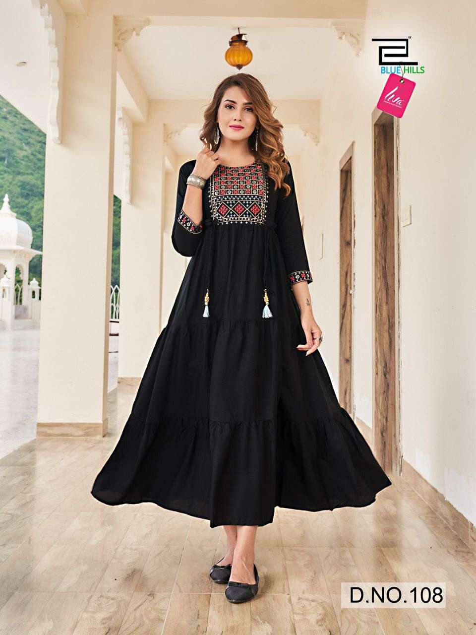 BLUE HILLS JASMINE DESIGNER RAYON GOWNS LATEST CATALOGUE (4)